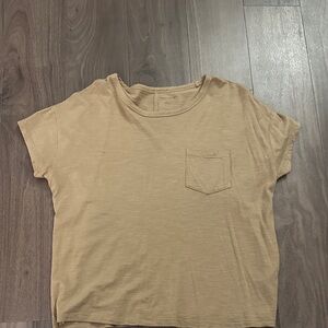Banana Republic Tan Short Sleeve Tee
